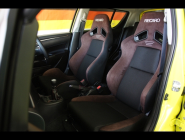 SUZUKI�@�X�C�t�g�X�|�[�c�@ZC32S�i2016�N�j�@�Ɂ@RECARO�i���J���j�@SR-7�@GU100H�@�u���E���@���@SR-7F�@GU100H�@�u���E���@����