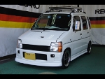 SUZUKI ワゴンR CT21S(1997年) に RECARO(レカロ) SR-7 GU100 BK 装着