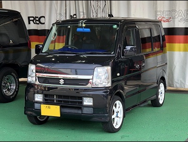 SUZUKI�@�G�u���B�@���S���@DA64W�i2007�N5���j�@�Ɂ@RECARO�i���J���j�@SR-7F�@GK100�@BK/BUL�@A/R�^�C�v�@����