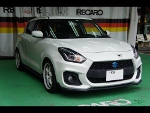 SUZUKI�@�X�C�t�g�X�|�[�c�@ZC33S�@�Ɂ@RECARO�i���J���j�@SR-6�@GK100S�@BK/�u���[�@����
