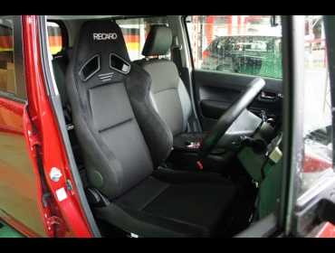 SUZUKI�@�n�X���[�@MR41S�i2016�N�j�@�Ɂ@RECARO�i���J���j�@SR-7F�@GU100�@BK�@A/R�^�C�v�@����