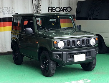 SUZUKI�@�W���j�[�@JB64W�i2020�N�j�@�Ɂ@RECARO�i���J���j�@SR-7F�@KK100�@BK�@�~���E�@����