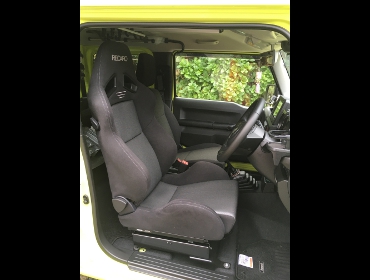 SUZUKI�@�W���j�[�@JB64�@5MT�@�Ɂ@RECARO�i���J���j�@SR-7�@GK100H�@BK/SIL�@�V�[�g�q�[�^�[�t���@����