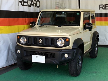 SUZUKI�@�W���j�[�@�V�G���@JB74W�i2020�N�j�@�Ɂ@RECARO�i���J���j�@SR-7�@KK100�@BK�@�V�[�g�q�[�^�[�t���@����