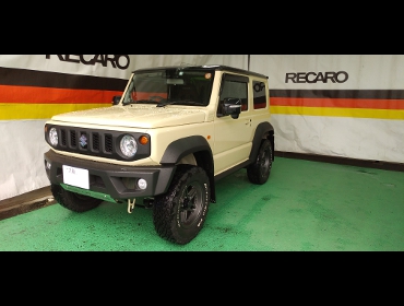 SUZUKI�@�W���j�[�@JB74�@�Ɂ@RECARO�i���J���j�@SR-7F�@GU100H�@�u���E���@A/R�@�V�[�g�q�[�^�[�t���@����