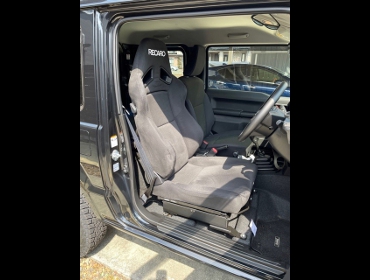 SUZUKI�@�W���j�[�@JB64�@�Ɂ@RECARO�i���J���j�@SR-7F�@KK100�@BK�@�V�[�g�q�[�^�[�t���@����