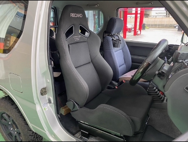 SUZUKI�@�W���j�[�@JB23�i2002�j�@�Ɂ@RECARO�i���J���j�@SR-7�@GK100�@BK/BK�@����