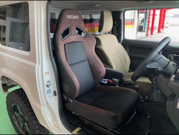 SUZUKI�@�W���j�[�@JB64�i2020�N�j�@�Ɂ@RECARO�i���J���j�@SR-7F�@GU100H�@�u���E���@�V�[�g�q�[�^�[�t���@����