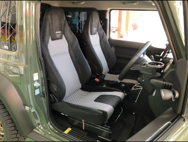 SUZUKI�@�W���j�[�@�V�G���@JB74�@�Ɂ@RECARO�i���J���j�@LX-F�@WU110H�@BK�@�V�[�g�q�[�^�[�t���@�~���E�@����