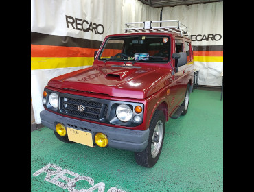 SUZUKI�@�W���j�[�@JA22W�i1996�N�j�@�Ɂ@RECARO�i���J���j�@SR-7F�@GK100�@BK/RED�@�~���E�@����