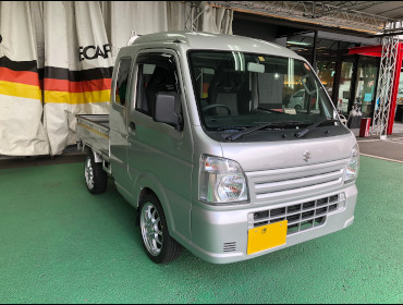 SUZUKI�@�L�����[�@DA16T�i2019�N�j�@�Ɂ@RECARO�i���J���j�@SR-7F�@GK100�@BK/SIL�@�~���E�@����