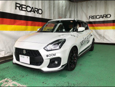 SUZUKI�@�X�C�t�g�X�|�[�c�@ZC33S�i2017�N�j�@�Ɂ@RECARO�i���J���j�@RCS�@���V�F��/�V���o�[���b�V���@���@�N���X�X�|�[�c�X�^�[CL210H�@�A�C�{���[�@����