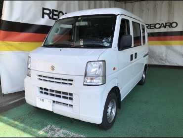 SUZUKI�@�G�u���B�@DA64V�i2015�N�j�@�Ɂ@RECARO�i���J���j�@SR-7F�@GU100�@�u���E���@�A�[�����X�g�t���@����