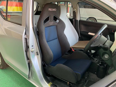 SUZUKI�@�A���g�@HA36S�i2018�N�j�@�Ɂ@RECARO�i���J���j�@SR-7�@GK100�@BK/�u���[�@����