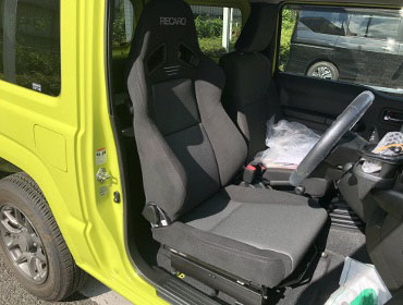 SUZUKI�@�W���j�[�@JB64W�@�Ɂ@RECARO�i���J���j�@SR-7F�@GK100�@BK/SIL�@A/R�@����