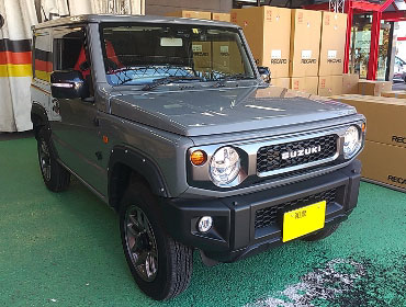 SUZUKI�@�W���j�[�@JB64�i2022�N�j�Ɂ@RECARO�i���J���j�@SR-7F�@GU100H�@RED�@�V�[�g�q�[�^�[�t���@����