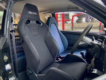 SUZUKI�@�A���g���[�N�X�@E-HA21S�i1996�N�j�@�Ɂ@RECARO�i���J���j�@SR-S�@BK100�@BK/BK�@���ʃV���[�g�J�b�g���H�@����