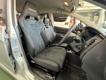 SUZUKI�@�Z���{�@HG21S�i2009�N�j�@�Ɂ@RECARO�i���J���j�@SR-C�@UT100 BK/BK�@����