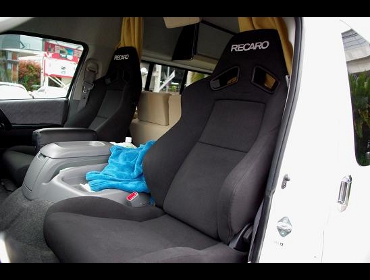 RECARO�i���J���V�[�g�j�@TOYOTA�@�n�C�G�[�X�@200�n��RECARO�i���J���j�@SR-7F KK100 BK�@�~2�r�@����