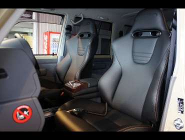 RECARO�i���J���V�[�g�j�@TOYOTA�@�����h�N���[�U�[70�@GJR76�Ƀ��J���@�X�|�[�cJC���U�[SE�@BK���S/�I�����W�X�e�b�`�@�~2�r �@����