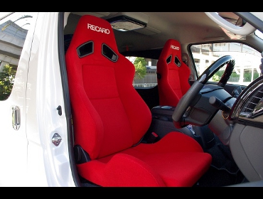 RECARO�i���J���V�[�g�j�@TOYOTA�@�n�C�G�[�X�@200�n�Ƀ��J���@SR-7�@KK100�@RED�@���@SR-7F�@KK100�@RED�@����