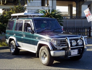 TOYOTA�@�����h�N���[�U�[�@�v���h�@KZJ78�@A/T�Ԃ�RECARO�i���J���j�V�[�g����