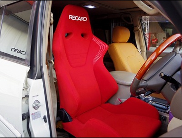 RECARO�i���J���V�[�g�j�@TOYOTA�@�����h�N���[�U�[100�@HDJ-101K�Ƀ��J���@SR-6�@KK100S�@RED�@����