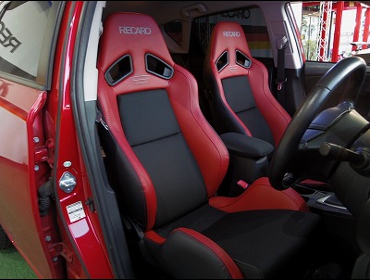 TOYOTA�@�I�[���X�@E186�@�Ɂ@RECARO�i���J���j�@SR-7�@Lassic�@RED�@�V�[�g�q�[�^�[�t���@���@SR-7F�@Lassic�@RED�@�V�[�g�q�[�^�[�t���@����