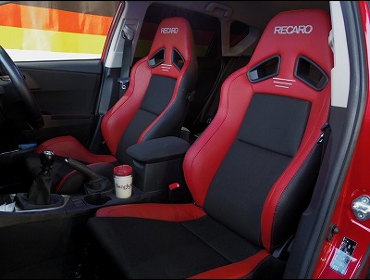 TOYOTA�@�I�[���X�@E186�@�Ɂ@RECARO�i���J���j�@SR-7�@Lassic�@RED�@�V�[�g�q�[�^�[�t���@���@SR-7F�@Lassic�@RED�@�V�[�g�q�[�^�[�t���@����