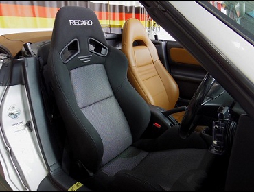 RECARO�i���J���V�[�g�j�@TOYOTA�@MR-S�@ZZW30�i2003�N�j�@�Ɂ@RECARO�i���J���j�@SR-7�@GK100�@BK/SIL�@����