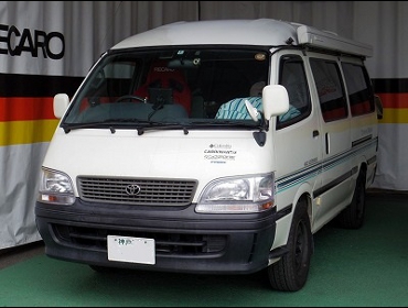 TOYOTA�@�n�C�G�[�X�@100�n�@�Ɂ@RECARO�i���J���j�@SR-7F�@KK100�@RED�@����