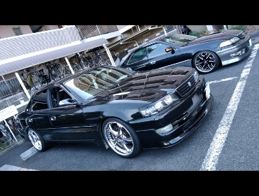 TOYOTA�@�`�F�C�T�[�@JZX100�@�Ɂ@RECARO�i���J���j�@SR-7�@KK100�@BK�@����