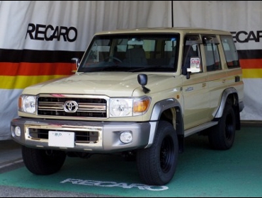 TOYOTA�@�����h�N���[�U�[70�@GRJ76�@�Ɂ@RECARO�i���J���j�@�I���\�y�hAN220HV�@�O���C�@���@�G���S���hMV�@�O���C�@�V�[�g�q�[�^�[�t���@�����@