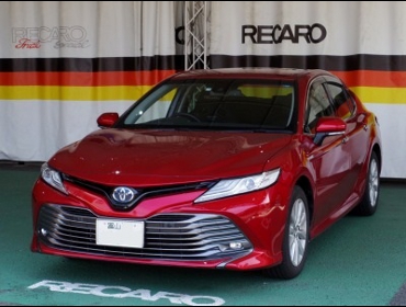 TOYOTA�@�J�����@AXVH70�i2017�N�j�@�Ɂ@RECARO�i���J���j�@SR-7�@GK100�@BK/�u���[�@�V�[�g�q�[�^�[�t���@����