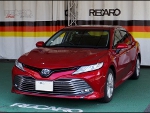 TOYOTA�@�J�����@AXVH70�i2017�N�j�@�Ɂ@RECARO�i���J���j�@SR-7�@GK100�@BK/�u���[�@�V�[�g�q�[�^�[�t���@����