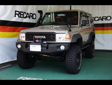 TOYOTA�@�����h�N���[�U�[�@GRJ76�i2015�N�j�@�Ɂ@RECARO�i���J���j�@SR-7F�@KK100�@RED�@�~���E�@����