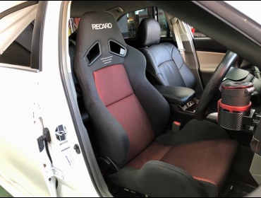 TOYOTA�@�}�[�NX�@GRX130�i2009�N�j�@�Ɂ@RECARO�i���J���j�@SR-7�@GK100�@BK/RED�@����