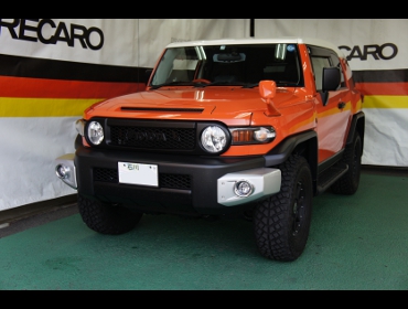 TOYOTA�@FJ�N���[�U�[�@GSJ15W�i2014�N�j�@�Ɂ@RECARO�i���J���j�@SR-7�@GU100H�@�u���E���@����