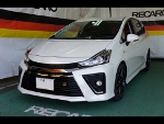 TOYOTA�@�v���E�X���@ZVW41�i2019�N�j�@�Ɂ@RECARO�i���J���j�@SR-7F GU100H RED�@�V�[�g�q�[�^�[�t���@�~���E�@����