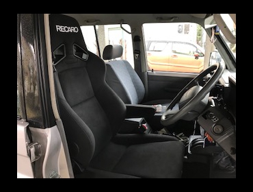 TOYOTA�@�����h�N���[�U�[70�@HZJ76V�@�Ɂ@RECARO�i���J���j�@SR-7F�@KK100�@BK�@A/R�@����
