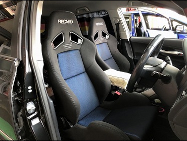 TOYOTA�@�u���C�h�@AZE156H�i2010�N�j�@�Ɂ@RECARO�i���J���j�@SR-7�@GK100�@BK/�u���[�@���@SR-7F�@GK100�@BK/�u���[�@����