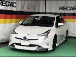 TOYOTA�@�v���E�X�@50�n�i2017�N�j�@�Ɂ@RECARO�i���J���j�@SR-7�@GU100H�@RED�@�V�[�g�q�[�^�[�t���@����