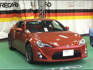 TOYOTA�@FT86�@ZN6�i2013�N7���j�@�Ɂ@RECARO�i���J���j�@RS-GS�@RED�@����