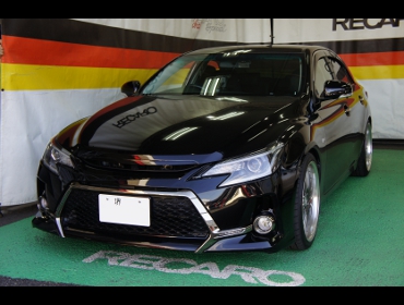 TOYOTA�@�}�[�NX�@GRX130�@�Ɂ@RECARO�i���J���j�@TS-G�@GK�@BK/BK�@����