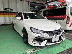 TOYOTA�@�}�[�NX�@GRX133�i2019�N�j�@�Ɂ@RECARO�i���J���j�@SR-7F�@GU100H�@RED�@A/R�^�C�v�@���ʃV���[�g���H�@����
