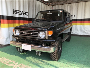 TOYOTA�@�����h�N���[�U�[70�@HZJ77HV�i1997�N�j�@�Ɂ@RECARO�i���J���j�@SR-7F�@GU100�@�u���E���@�A�[�����X�g�t���@�~���E�@����