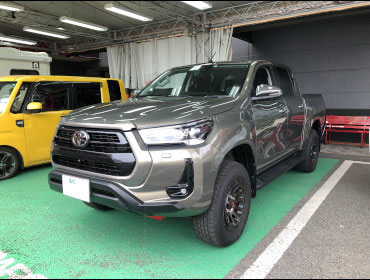 TOYOTA�@�n�C���b�N�X�@GUN125�i2021�N�j�@�Ɂ@RECARO�i���J���j�@�X�|�[�c�X�^�[GK100H�@BK�@���@�N���X�X�|�[�c�X�^�[GK100H�@BK�@����