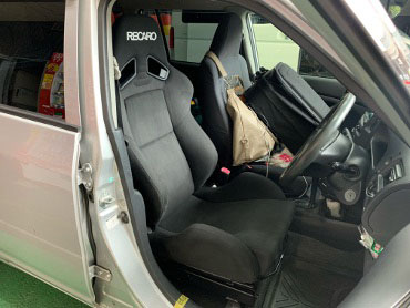 TOYOTA�@�v���{�b�N�X�o���@NCP50V�i2011�N�j�@�Ɂ@RECARO�i���J���j�@SR-7�@KK100�@BK�@����