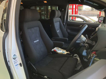 TOYOTA�@���F���t�@�C�A�@AGH35W�i2021�N�j�@�Ɂ@RECARO�i���J���j�@�G���S���hMV�@BK�@�~���E�@����