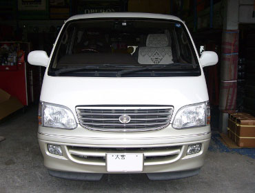 TOYOTA�@100�n�n�C�G�[�X�@�Ɂ@RECARO�i���J���j�@SR-7F�@GU100H�@�u���E���@���ʃV���[�g���H�@����